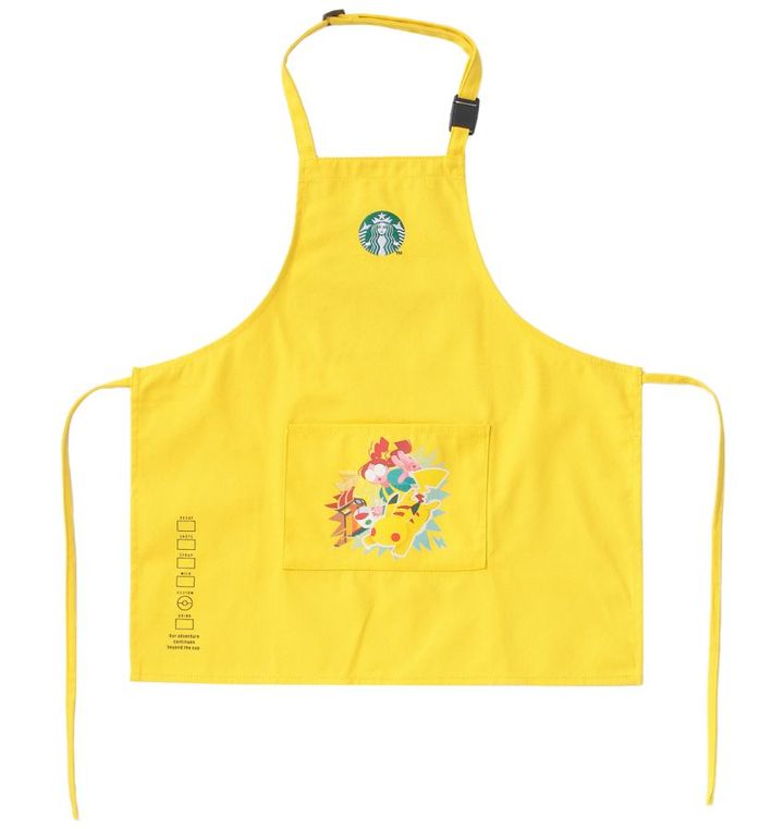 【オンラインストア限定】「Pokémon + STARBUCKS キッズエプロン ピカチュウ」4000円