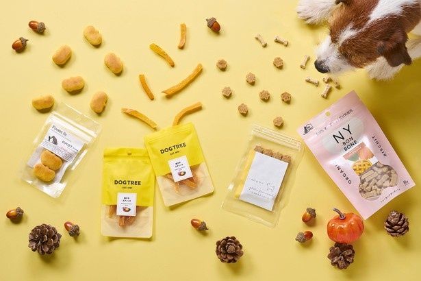 秋定番の食材を使用した、各施設おやつイメージ