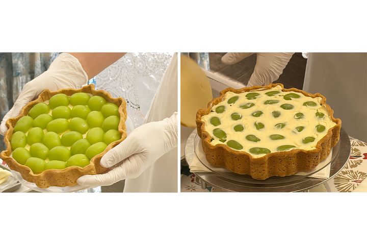 〜タルトエクラ〜 クリスマスのショートケーキタルト（制作過程）