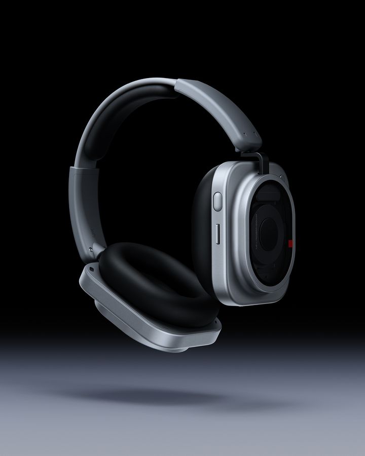 宙に浮かぶように配置されたHeadphone (1) Proの全体像