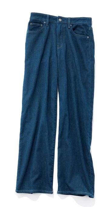 【ユニクロ＆GU】レザー風アウターや今っぽいワイドシルエットのジーンズでコーデ完成！ 小物を足して気分をアップ♪の画像4