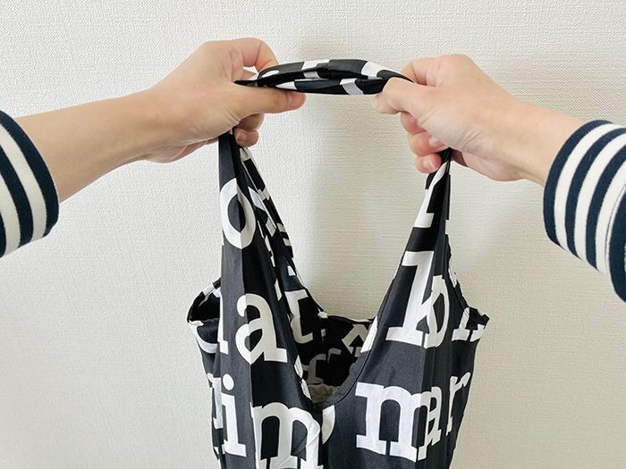 エコバッグの『持ち手』を一瞬で短くする裏ワザ！試してみたら…めっちゃ快適だった♡