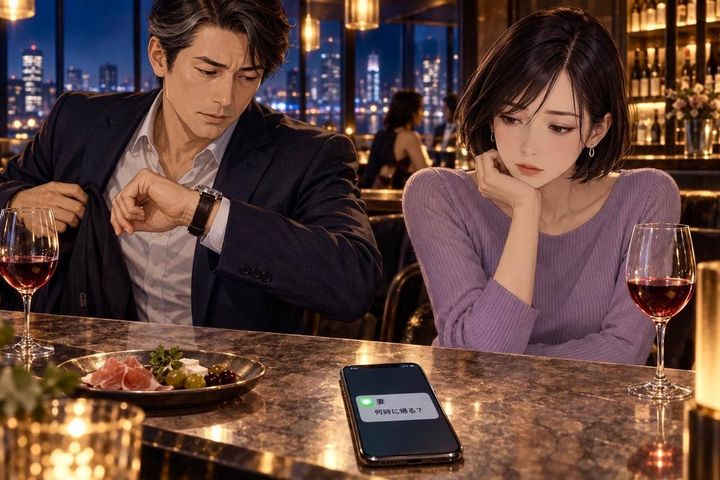 彼のスマホに妻から「何時に帰る？」…。不倫中の女性が現実に引き戻される瞬間