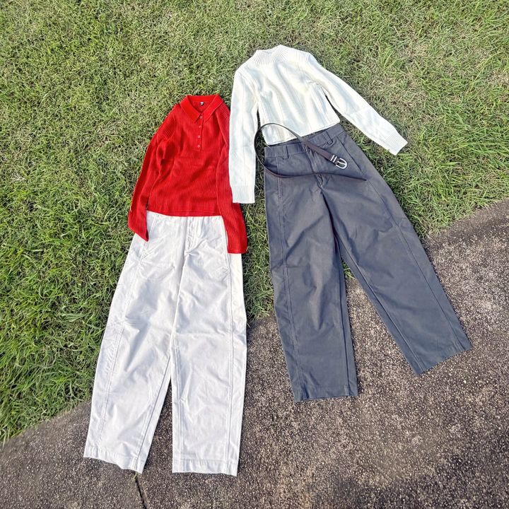 ユニクロ「ジャージーバレルレッグパンツ」新色