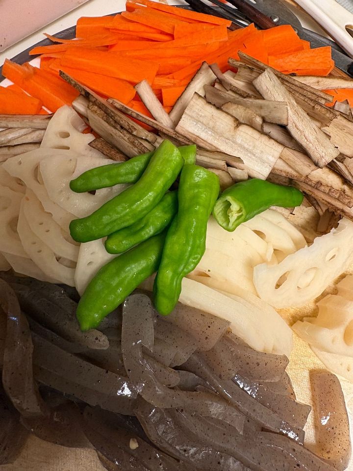 1. 材料を切りそろえる