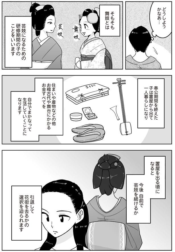 置屋を出る頃になると （C）松原 彩／KADOKAWA