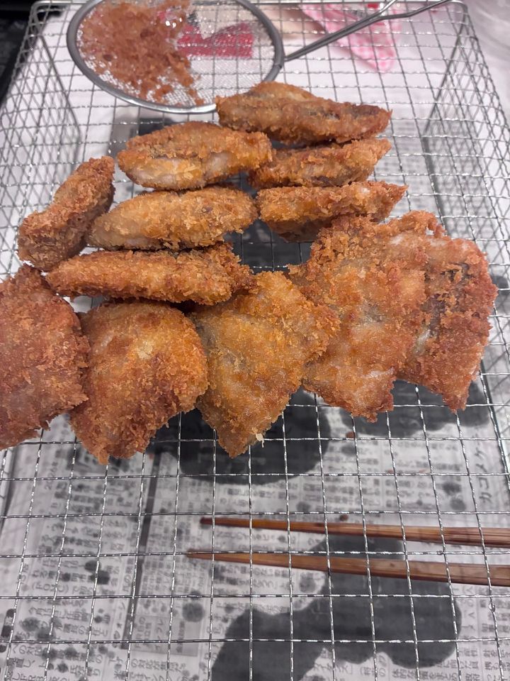 2. バッター液を作って衣を付ける