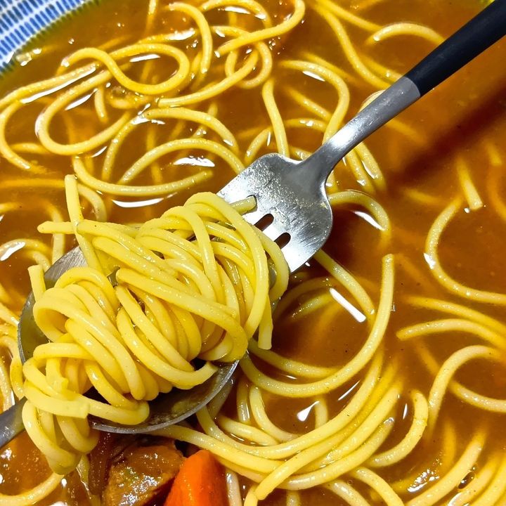 4. スープパスタを楽しむ