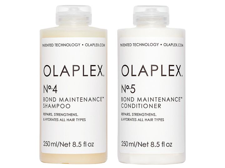 オラプレックス No.4 ボンドメンテナンスシャンプー / 同 No.5 ボンドメンテナンスコンディショナー 各250mL 各¥3,740（共にプロジエ）※サロン専売品
