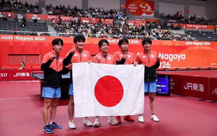 卓球男子日本代表（C）Getty Images