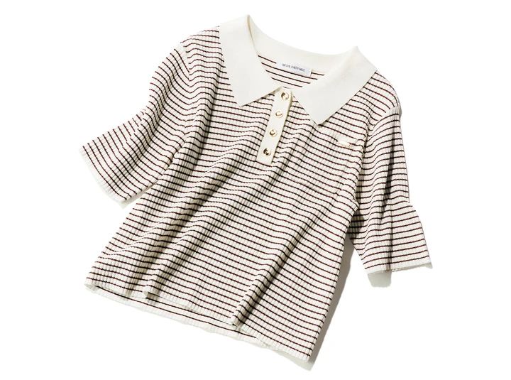 ポロニット（共布スカートつき）￥13992／ナチュラルビューティーベーシック