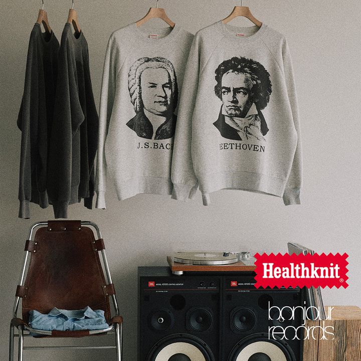 1900年創業「Healthknit」と初別注したヴィンテージスウェットの“名作シリーズ”が10月2日発売