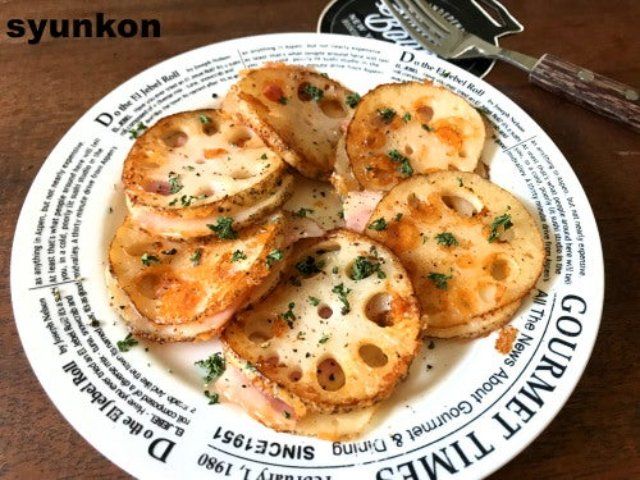 れんこんチーズベーコン
