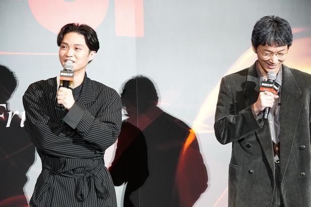 綾野剛＆磯村勇斗、末澤誠也の土下座に笑いをこらえられず！