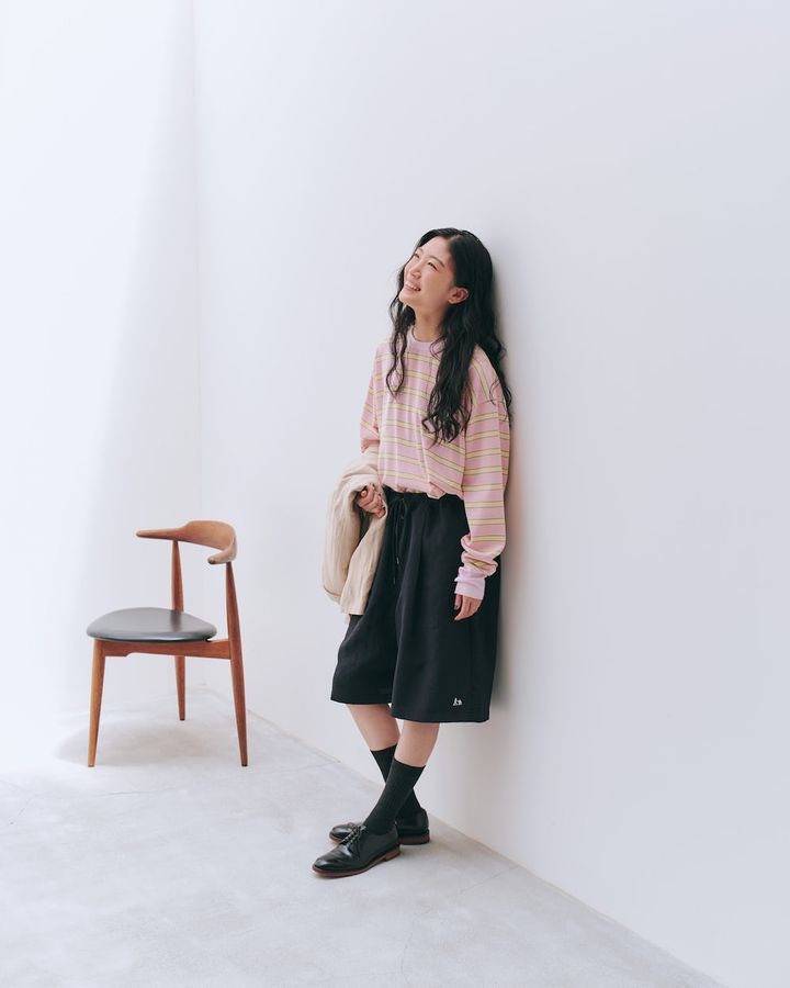 ハーフパンツコーデは、上下メンズであえてダボっと！薄手の羽織も忘れずに【FUDGE 10月号連動企画 – ロングスリーブとショートボトムで……。 | DAY 06】