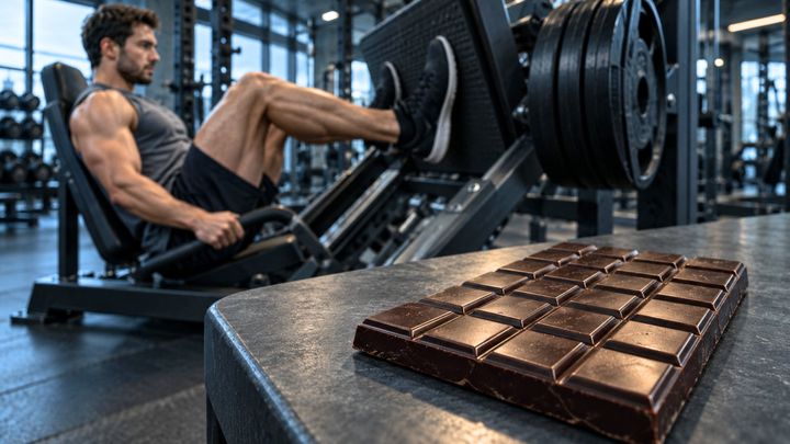 ダークチョコレートのほうがミルクチョコレートよりも回数が増えた