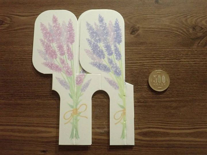 DAISO(ダイソー)：ペーパー加湿器(ラベンダー)