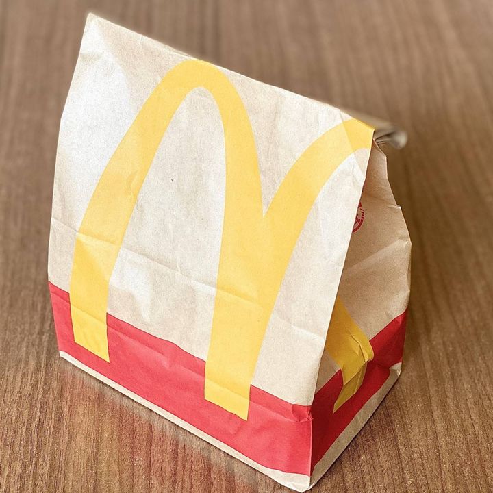 マクドナルドの紙袋