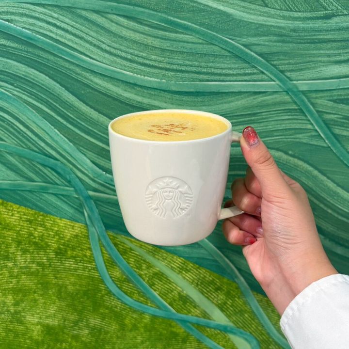 スタバ パンプキン スープチーノ®