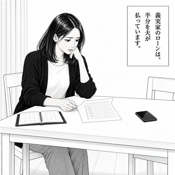 夫は義実家のローンの半分や、送迎を引き受けています。