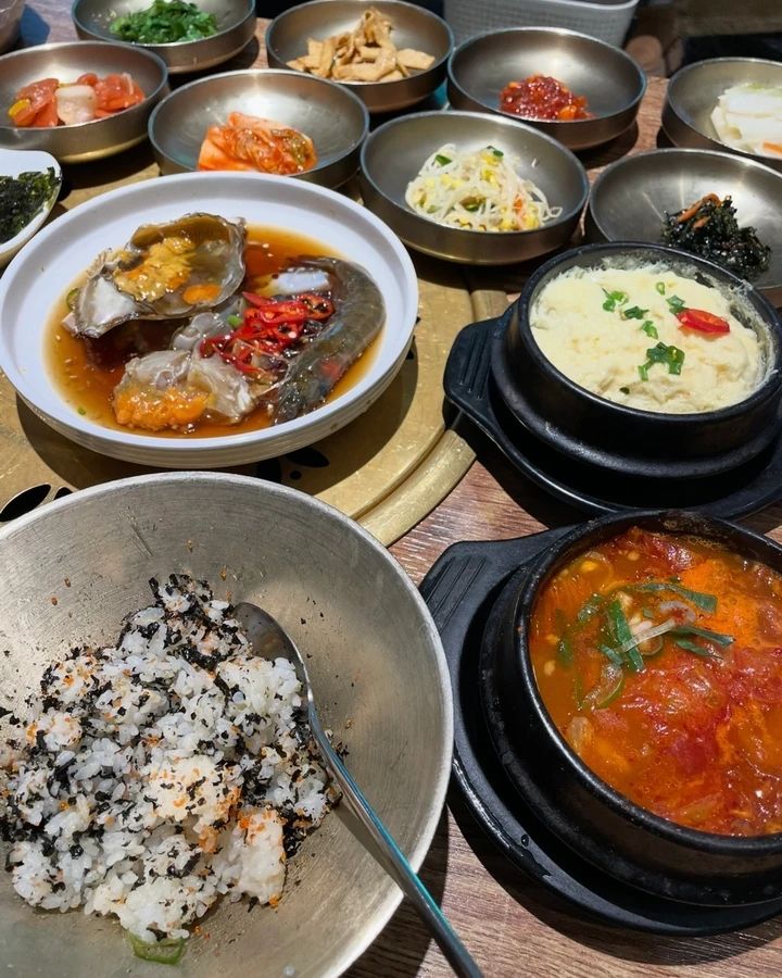 オダリチプのカンジャンケジャン定食