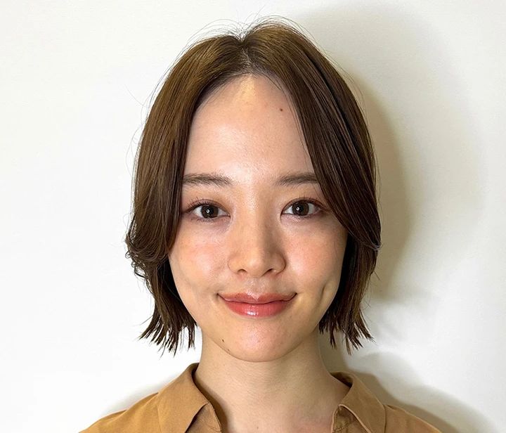 キュートな外ハネボブ 正面