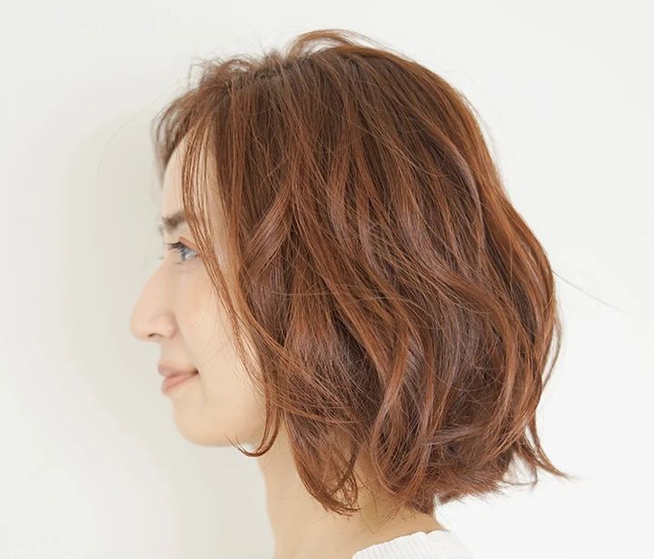 華やかなフリンジボブ サイド