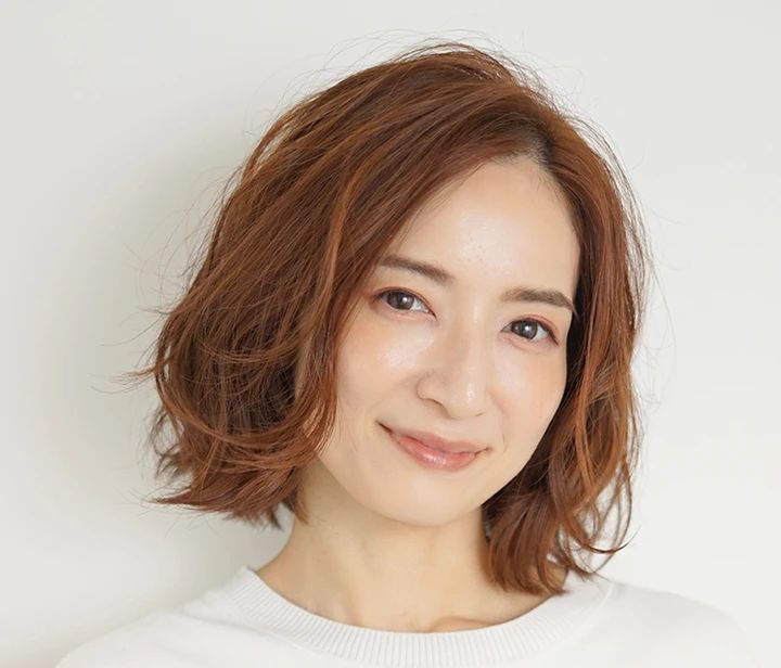 華やかなフリンジボブ 正面