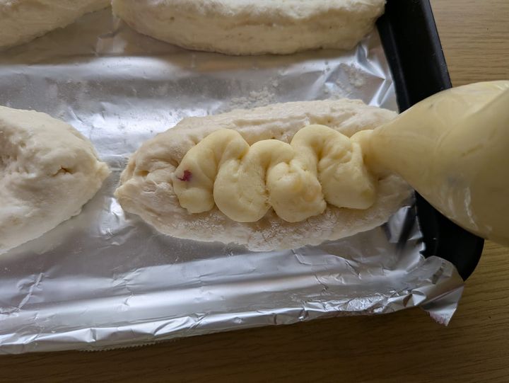 スイートポテトパン・絞る