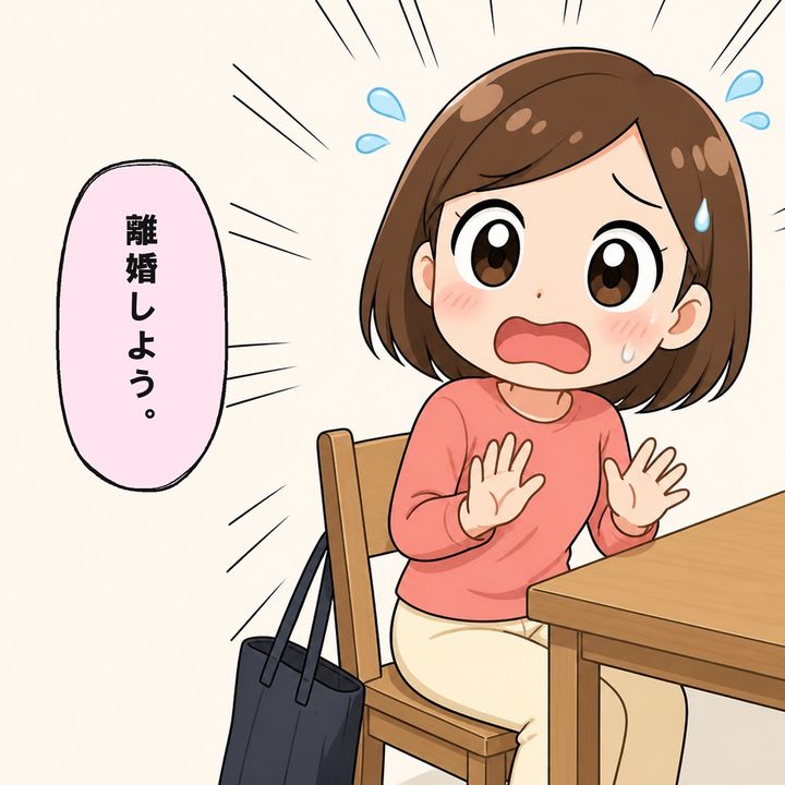 離婚を切り出された妻は言い返す言葉を失います