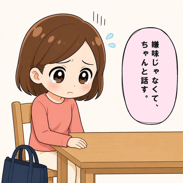 妻は嫌味ではなく言葉で伝えると夫に答えます
