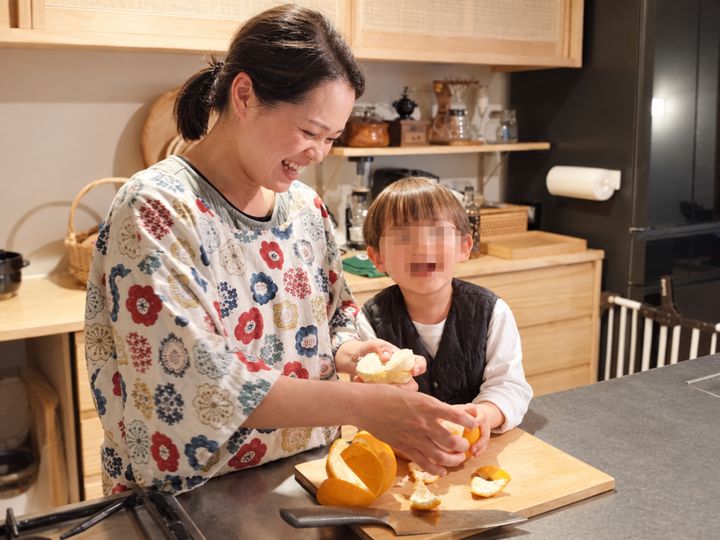 子どもとキッチン