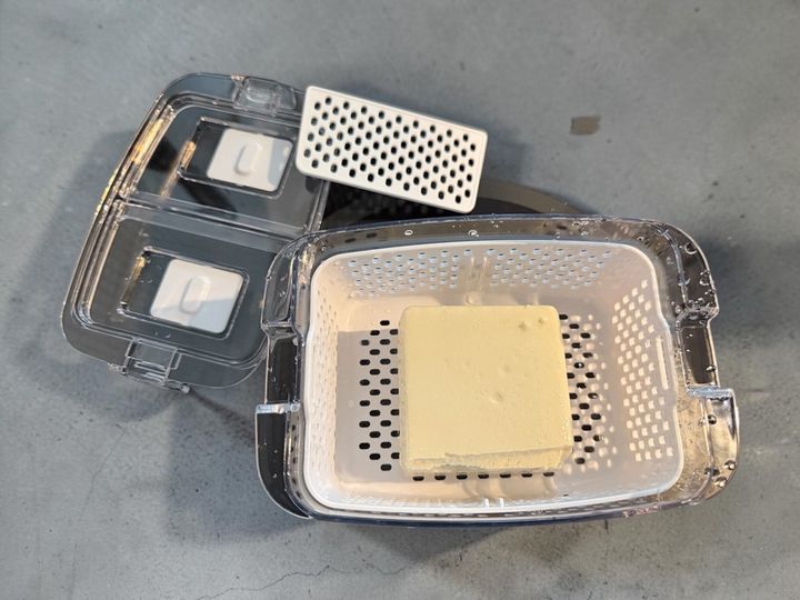 豆腐の水切りにも便利