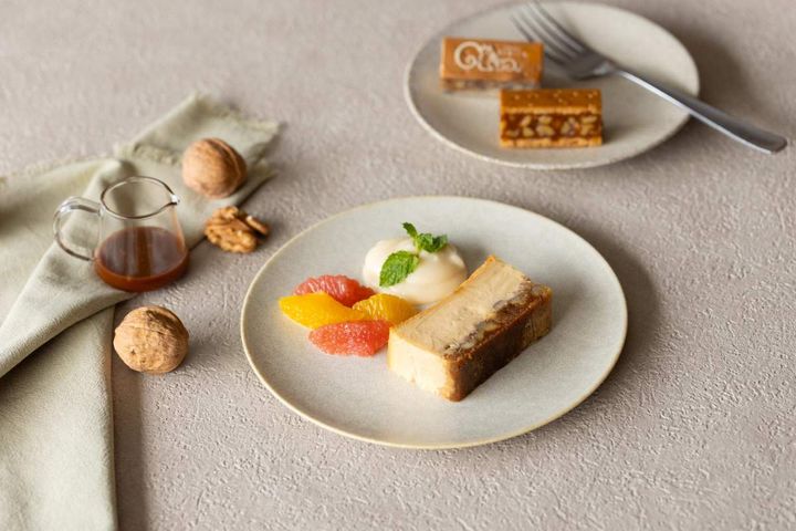 「Mr. CHEESECAKE クルミッ子 白あんカラマンシークリーム」（税込1,595円）