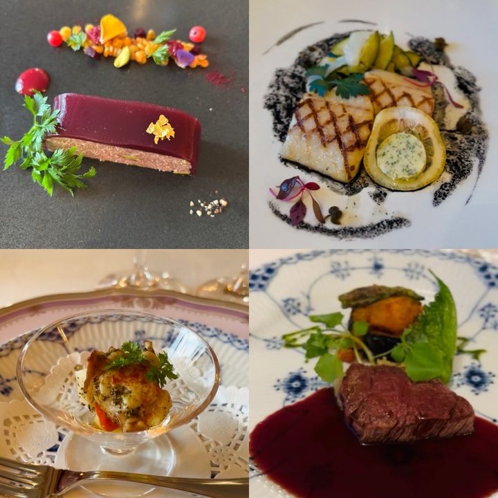 ホテルヨーロッパ内にあるフレンチレストラン「デアドミラル」へ。コース料理はどれも美味しくて大満足！