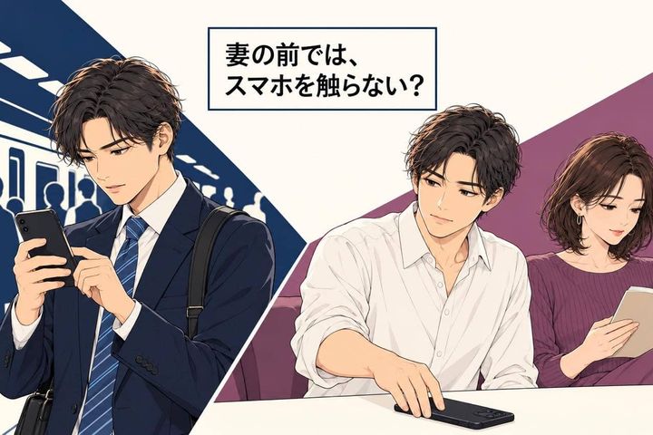 「妻の前ではスマホを触らない」不倫男性が家庭でだけ変える行動