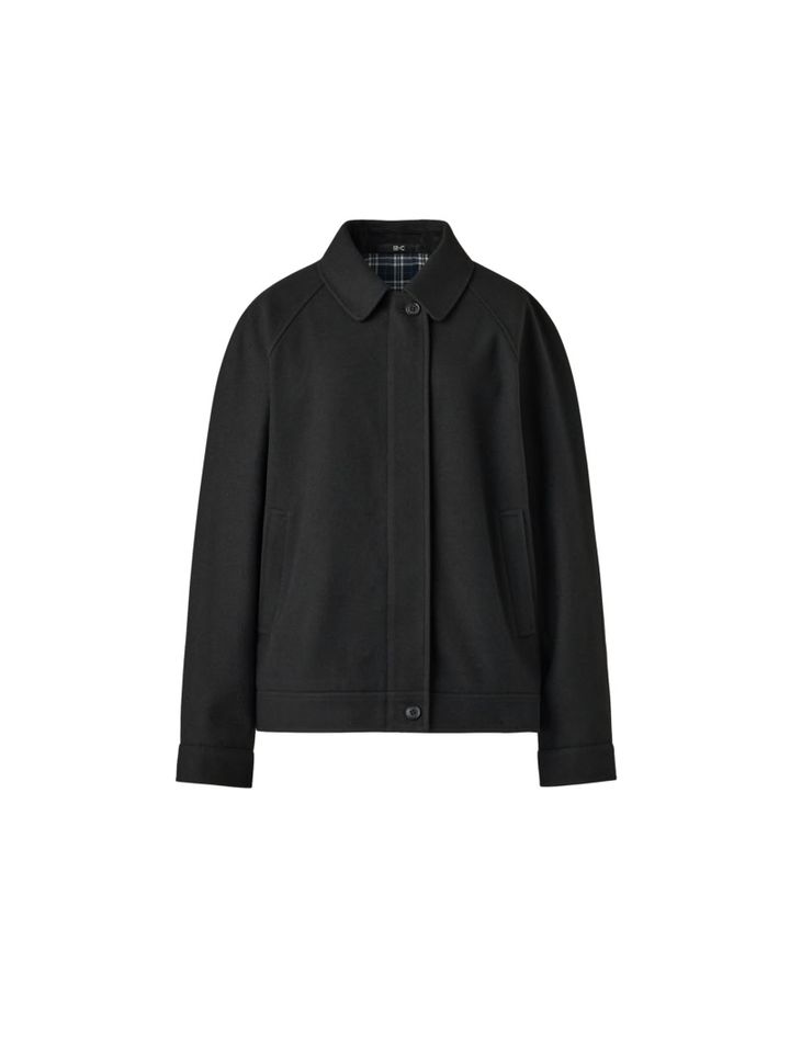 ウールブレンドハリントンジャケット￥7,990