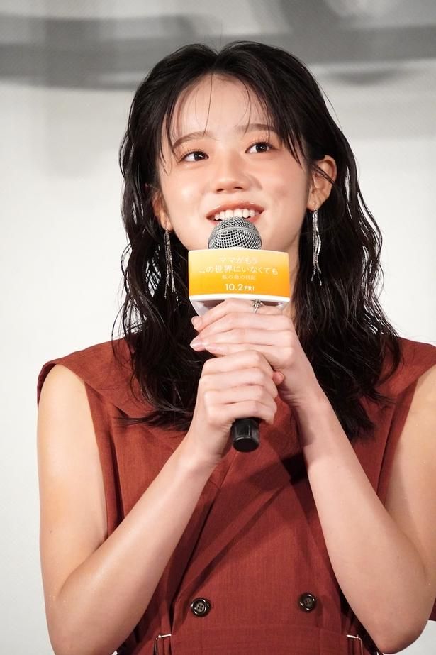 姉2人を慕い、あどけなさが残る末っ子の結花を演じる中島瑠菜