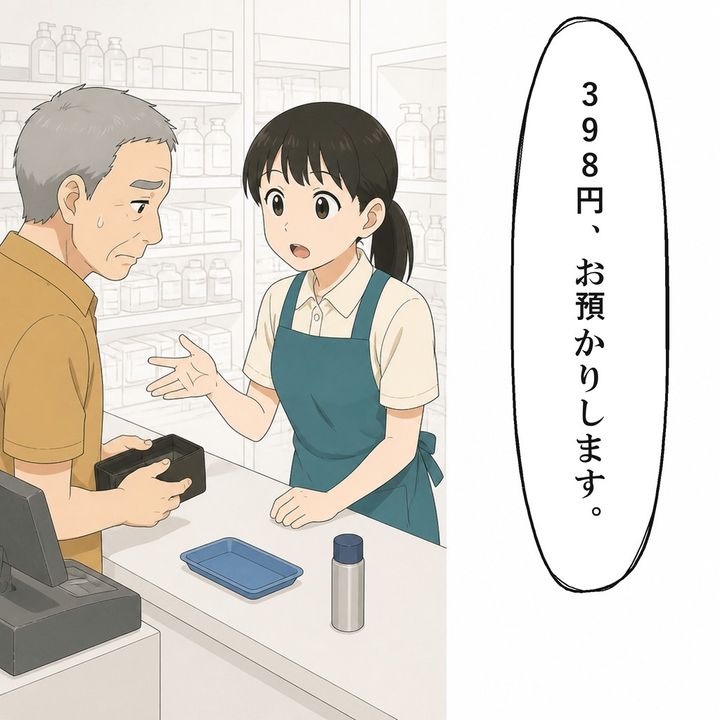 男性客は要求をやめて今日の価格で支払います