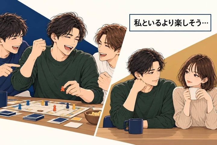 「私といるより楽しそうじゃない？」男性が“男友達の前ではしゃぐ”本当の理由
