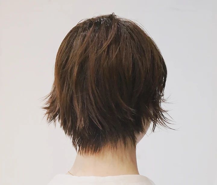 マニッシュショートボブ バック