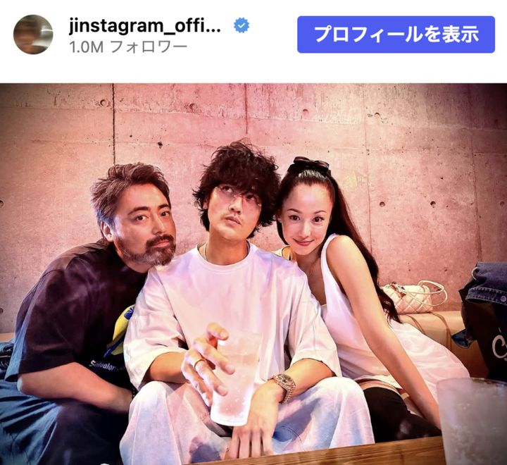 （写真左から）山田孝之、赤西仁、沢尻エリカ ※「赤西仁」Instagram width=