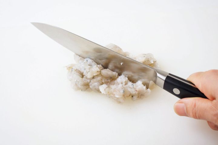 豆腐とえび、オクラのとろみ煮