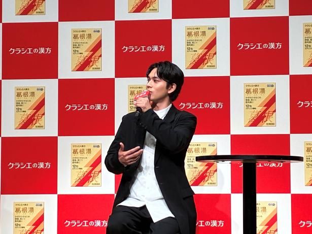普段から徹底している健康管理のこだわりを披露