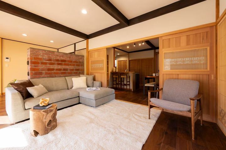 リビング／Photo：Airbnb