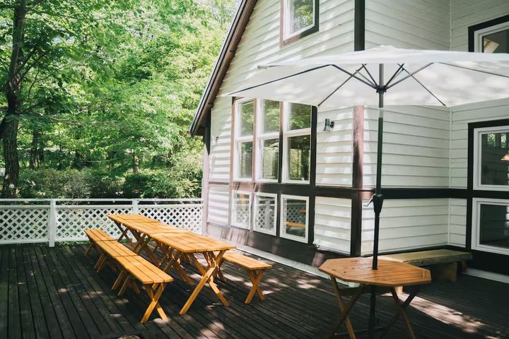 テラス／Photo：Airbnb