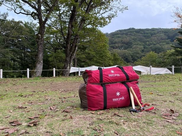 必要な道具をまとめてレンタルできる「手ぶらCAMP」