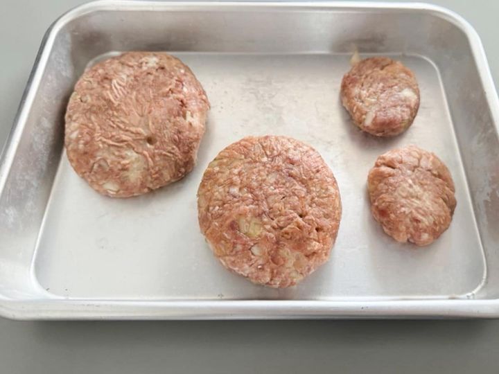 形が整ったハンバーグができる