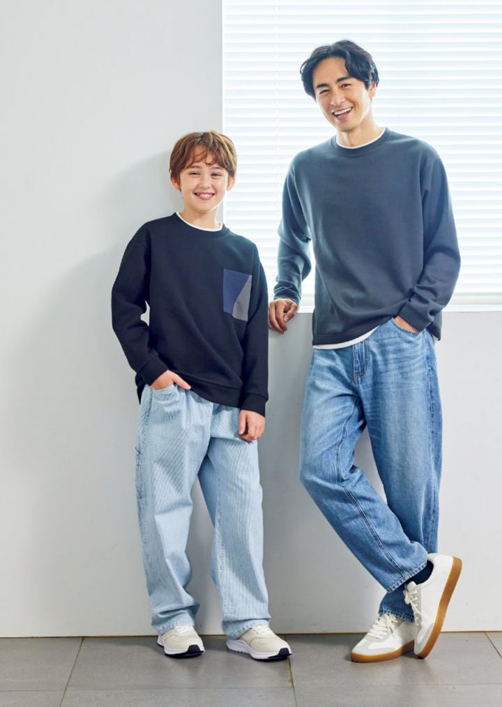［Men’s］プルオーバー¥1,419、パンツ¥2,739、［Kid’s］プルオーバー¥1,419（すべてシーズン リーズン バイ リン アンド レッド）、その他（すべて参考商品／しまむら）