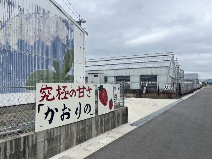 池いちご園 入口